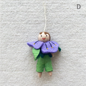 Hecho a mano Super suave felpa flor Hada muñeca Ángel colgante elfo diseño llavero con relleno <span class=keywords><strong>de</strong></span> algodón PP - Product Image 6