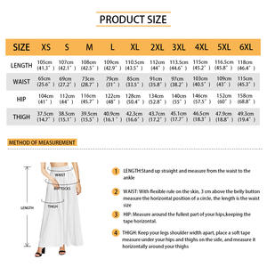 <span class=keywords><strong>Pantaloni</strong></span> Palazzo Stile Hawaii per Donna, Stampa su Richiesta, Vendita all'Ingrosso, <span class=keywords><strong>Pantaloni</strong></span> Casual Elasticizzati e Fluidi - Product Image 6