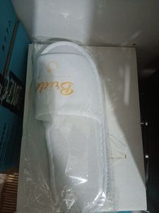 Pantoufles de Demoiselle d'Honneur Jetables pour Mariage, Chaussons de Mariée, Cadeaux pour Demoiselles d'Honneur pour le Jour du Mariage, Soirée Nuptiale, Femmes, Cadeau d'Enterrement de Vie de Jeune Fille - Product Image 5