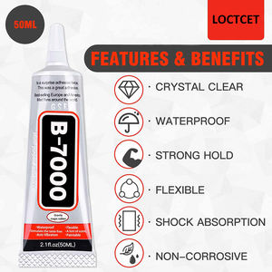 B-7000 <span class=keywords><strong>colle</strong></span> transparente pour strass artisanat bijoux perle adhésif B7000 semi-fluide haute viscosité colles pour vêtements chaussures tissu - Product Image 2