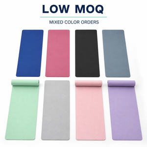 Tapis de Pilates TPE personnalisé OEM, épaisseur et logo sur mesure, 183x61cm, 8mm, rectangulaire, sans odeur, résistant à l'usure, tapis de sport, fournisseur en gros - Product Image 1