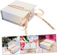 Boîte de rangement pour bijoux en plastique personnalisée avec des matériaux recyclés pour colliers, bracelets, bagues, petits tiroirs, cadeau, voyage, présentation