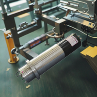 Moteur de broche ATC refroidi à l'eau 14KW 10000RPM 28A 380V pour sortie de fraisage CNC Noyau de roulement BT40 avec courroie et entraînement pneumatique
