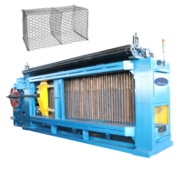 2024 produit chaud Double treillis métallique hexagonal automatique torsadé faisant des machines Machine de maille de Gabion de cage en pierre