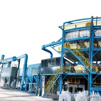 Ligne d'équipement de production de récuperation de sable d'argile verte pour coulée continue, avec moteur à roulement, haute productivité pour fonderie