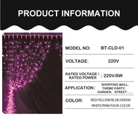 Rideaux lumineux à LED pour fenêtre, guirlande lumineuse de Noël, rideau lumineux en cascade avec un excellent prix