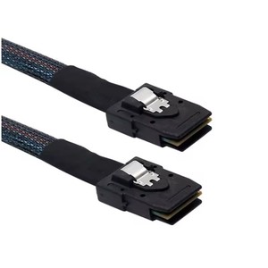 Câble de connexion interne haute vitesse pour serveur informatique MINI SAS <span class=keywords><strong>SFF</strong></span> <span class=keywords><strong>8087</strong></span> vers MINI SAS <span class=keywords><strong>8087</strong></span> - Product Image 3