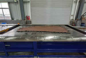 Secador de cuero de tipo Horizontal de acero inoxidable, equipo de trabajo para Tannery - Product Image 6