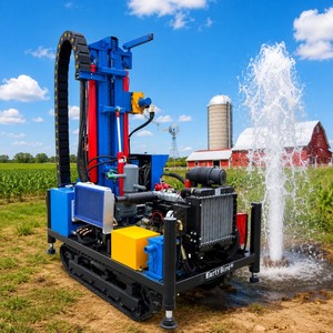 Plataforma de <span class=keywords><strong>Perforación</strong></span> de Pozos de Agua de 300m, con Certificación ISO9001 y CE, Fabricada en China, Rendimiento Confiable, <span class=keywords><strong>Perforación</strong></span> Rápida y Sencilla - Product Image 3