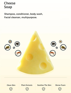 Savon nettoyant pour le visage au lait de chèvre à <span class=keywords><strong>la</strong></span> vente chaude, savon artisanal au <span class=keywords><strong>fromage</strong></span>, soin de <span class=keywords><strong>la</strong></span> peau, marque privée - Product Image 3