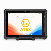 Tablet Tangguh Atex 10.1 Inci Android 14 IP65 PC Industri Layar Kecerahan Tinggi 700nits Baterai Dapat Dilepas Tablet yang Diperkuat