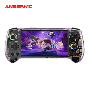 Consola de juegos portátil ANBERNIC RG557 original, sistema <span class=keywords><strong>Android</strong></span> 14, Dimenstiy 8300, CPU, reproductor de juegos con <span class=keywords><strong>joystick</strong></span> RGB - Product Image 1