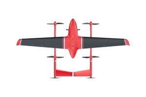 โครงสร้างเครื่องบินแบบปีกตรึง VTOL ไฮบริดไฟฟ้าคาร์บอนไฟเบอร์ระดับมืออาชีพ ขายดี พร้อมระบบพลังงานพิเศษที่ปรับแต่งได้สำหรับการบินระยะไกล - Product Image 2
