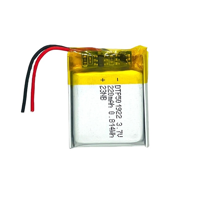 OEM ODM 501922 Lithium-ion Rechargeable 3.7v 220mah Li-ion Battery for Smart Watch