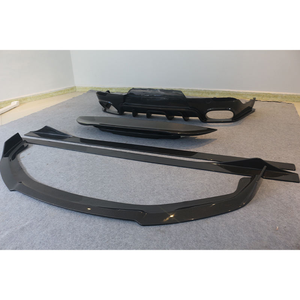 2014-2016 Panamera 970.2 Facelift Body Kit Serat Karbon Basah Depan Belakang Lip Side Skirt Spoiler Upgrade Set Bumper - Product Image 1