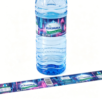 Étiquettes personnalisées pour boissons énergisantes, impression d'étiquettes en vinyle BOPP imperméables, étiquettes adhésives pour bouteilles de jus, étiquettes en rouleau pour bouteilles de jus