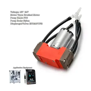 Negative Pressure Micro 12V Air Suction Pump Brush Motor Electric Mini Vacuum Pump For Medical Gas Transfer