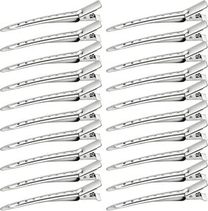 Pinzas de Pelo Metálicas Tipo Pico de Pato para Salón, sin Rastro, con Orificio, 12 Unidades/Bolsa, Venta al por Mayor Personalizada - Product Image 1