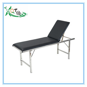 Massage <b>Table</b> L1900xW600xH650mm Adjustable PU Leather Black Minimalist Design For Home Spa Use - Product Image 4