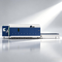 Machine de découpe laser CNC à fibre pour tôles métalliques Han's Laser Enclosed Cover 3015