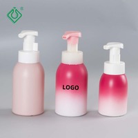 Botol busa sabun kosmetik, 200ml 300ml 350ml, HDPE plastik kustom, botol busa sabun kosmetik dengan pompa dari plastik Xianglin