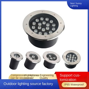 <b>LED</b> Underground <b>Light</b> 5000K Daylight IP65 Flush Mount Stainless Steel <b>Motion</b> <b>Sensor</b> CRI90 Garden Lighting Type III Distribution - Product Image 3
