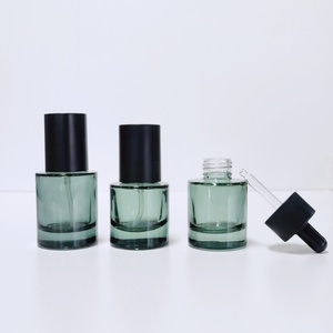 Clear Glass Cosmetic Bottle 40ml 50ml 100ml Volume Range <b>Serum</b> Pump 30ml Glass Dropper for Face Mask Packaging 120ml - Product Image 4