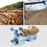 Broyeur à tambour FX218L pour le traitement des bûches et la production de copeaux de bois pour la pâte à papier et les panneaux à base de bois