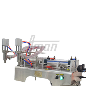 Máquina de Llenado de Líquidos de Doble Boquilla, Semiautomática, para Botellas de Plástico, Leche/Champú/Soda, Presión de Aire de 0.4-0.6Mpa, Alta Precisión del 1% - Product Image 2