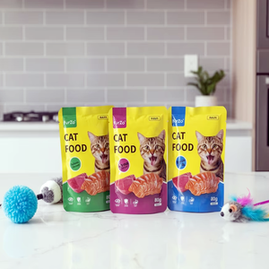 Comida Húmeda <span class=keywords><strong>para</strong></span> Gatos Más Vendida, Nutritiva y Saludable, Bocaditos Húmedos de Atún Sin Aditivos, Sabor a Carne - Product Image 1