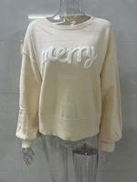 Pull de Noël personnalisé pour femme, rouge, imprimé lettres joyeuses, tricoté, ample, manches longues, pour les fêtes