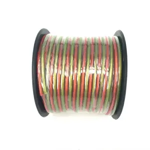 שקוף כחול 22AWG 2 core rohs מקצועי סאב רמקול חוט