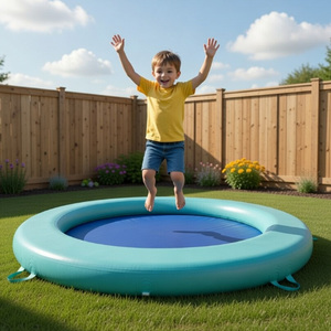Trampoline gonflable <span class=keywords><strong>à</strong></span> soufflets d'<span class=keywords><strong>air</strong></span> <span class=keywords><strong>anti</strong></span>-choc, soudé <span class=keywords><strong>à</strong></span> chaud, pour intérieur, directement de l'usine - Product Image 4