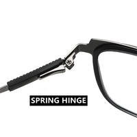 Lunette photochromique homme surdimensionné carré gris noir métal tr charnière à ressort lunettes photogrey 2025 nouvelles lunettes de lecture progressives