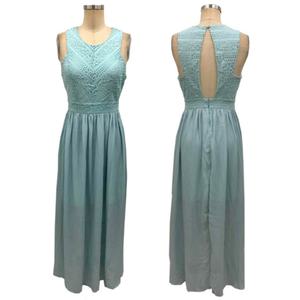 Vestido de gasa de encaje con espalda abierta a la moda europea y americana 2021 para mujer - Product Image 3