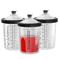 Oferta Especial: Kit Completo de 800 ml con 50 Vasos para Mezclar Pintura para Pistola de Pulverización