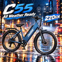 Vélo électrique Chamrider Factory Direct 48V 55Ah, pneus larges 26x3.0, couple de 80 Nm, frein à disque hydraulique 203 mm, livraison de marchandises C 55