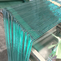 Feuille de verre trempé teinté gris, vert, bleu de 3 mm, 4 mm, 5 mm, 6 mm pour la construction et les dessus de table