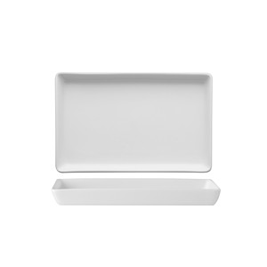Bonna Plato Rectangular para Servir 18 × 12.5 cm Porcelana Blanca M1934 - Product Image 1