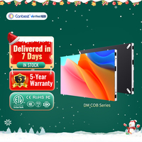 CANBEST DM COB Fine Pitch Indoor LED Video Wall untuk Studio Siaran Layar LED Promosi Natal Pengiriman Cepat 1 Minggu