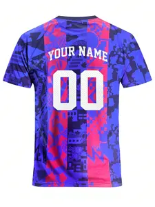 เสื้อบาสเก็ตบอล/ ฟุตบอลออกแบบได้ตามต้องการ: ใหม่สำหรับฤดูกาล26th ผ้าแห้งเร็วพิมพ์ลายตามชื่อและหมายเลขของทีมได้ - Product Image 3