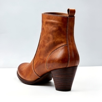 Nouvelles Bottines Décontractées Quotidiennes à Bout Rond pour Femme, Chaussures d'Hiver Noires Confortables à Talon Carré Épais