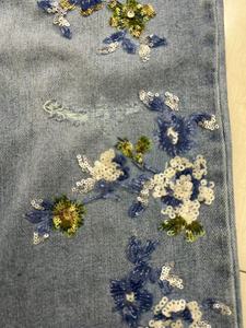 กางเกงยีนส์แฟชั่นปี 2025 ปักเลื่อม ล้างสี กางเกงยีนส์ Y2k กางเกงยีนส์ทรงหลวม กางเกงยีนส์ทรงตรงสั่งทำพิเศษสำหรับผู้หญิง - Product Image 5