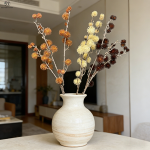 Nuevas Plantas Artificiales de Bayas de Color Castaño Estilo Wabi-Sabi para Decoración de Interiores, Hogar, Hotel y Eventos - Product Image 1