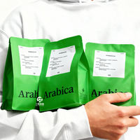 Sachet de café en aluminium avec valve, imprimé numériquement, qualité alimentaire, refermable, personnalisable avec logo, pour aliments pour animaux de compagnie