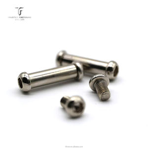 टिआनफैंग स्टेनलेस स्टील 304 बैरल नट फ्लैट हेड हेक्स सॉकेट फर्नीचर कनेक्टर स्क्रू ग्रेड 10.9/12.9 क्रोम प्लेटेड M3-M10 - Product Image 2