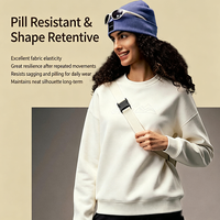 Nouvel Arrivage Sweat-shirt Unisexe à Col Rond Gaufré en Polaire Douce à Manches Longues, Pull Décontracté pour Randonnée en Plein Air, Haut pour Couple