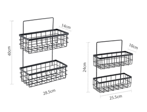 Multi-usage noir fil de fer porte-maille <span class=keywords><strong>pas</strong></span> <span class=keywords><strong>cher</strong></span> mur maison organisation de stockage rack - Product Image 6