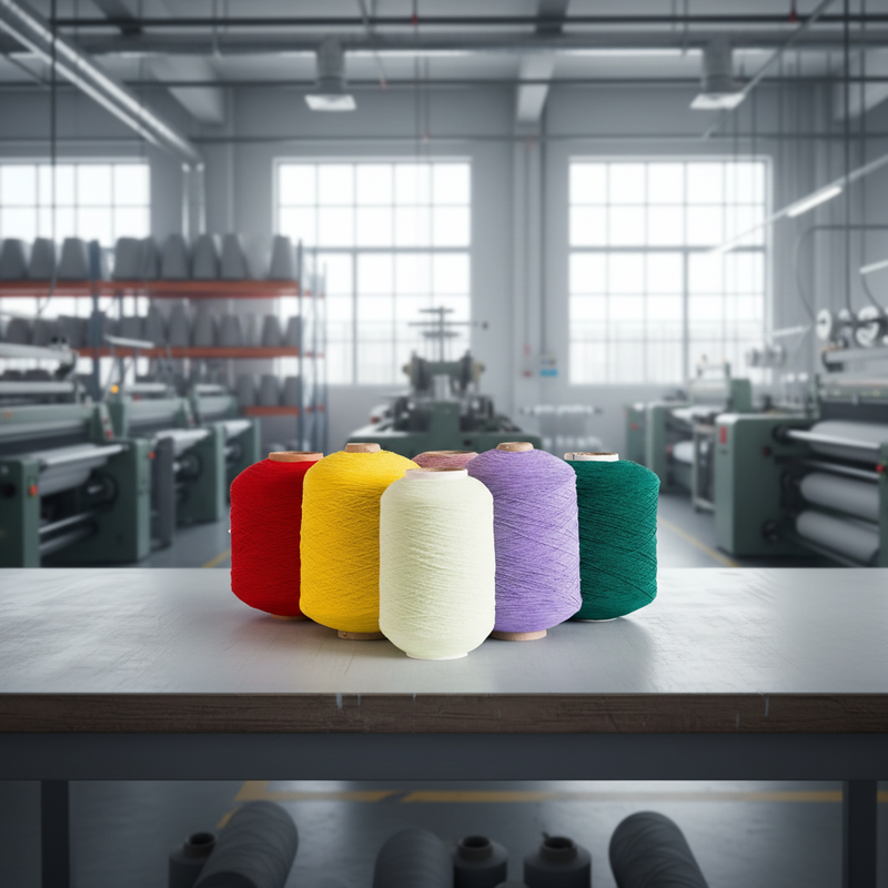 Spandex Polyester Covered Yarn High Elastic