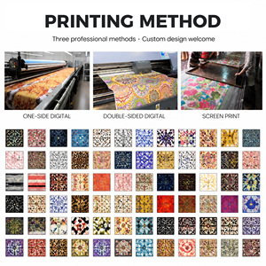 Sciarpa in Seta Personalizzata OEM di Alta Qualità, Stampa Digitale, Bordi Arrotolati a Mano, Hijab di Lusso, Bandana Quadrata - Product Image 5